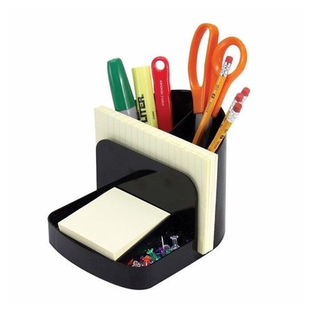 OFFICEMATE Officemate Recycled Desk Organizer; Plastic; Black 1368939
